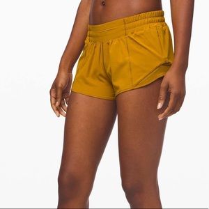 LOOKING TO TRADE THESE LULULEMON HOTTY HOT SHORTS